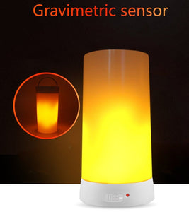 99FAB™ LED Flame Effect Flickering USB Rechargeable Bulb with Gravity Sensor & Remote - 99FAB LED Flame Effect Bulb - 99fab.com