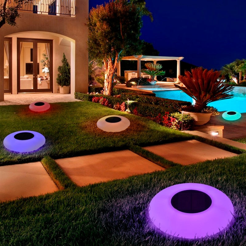 RGB Solar Lawn LED Swimming Pool Floating Light Water Drift lamp