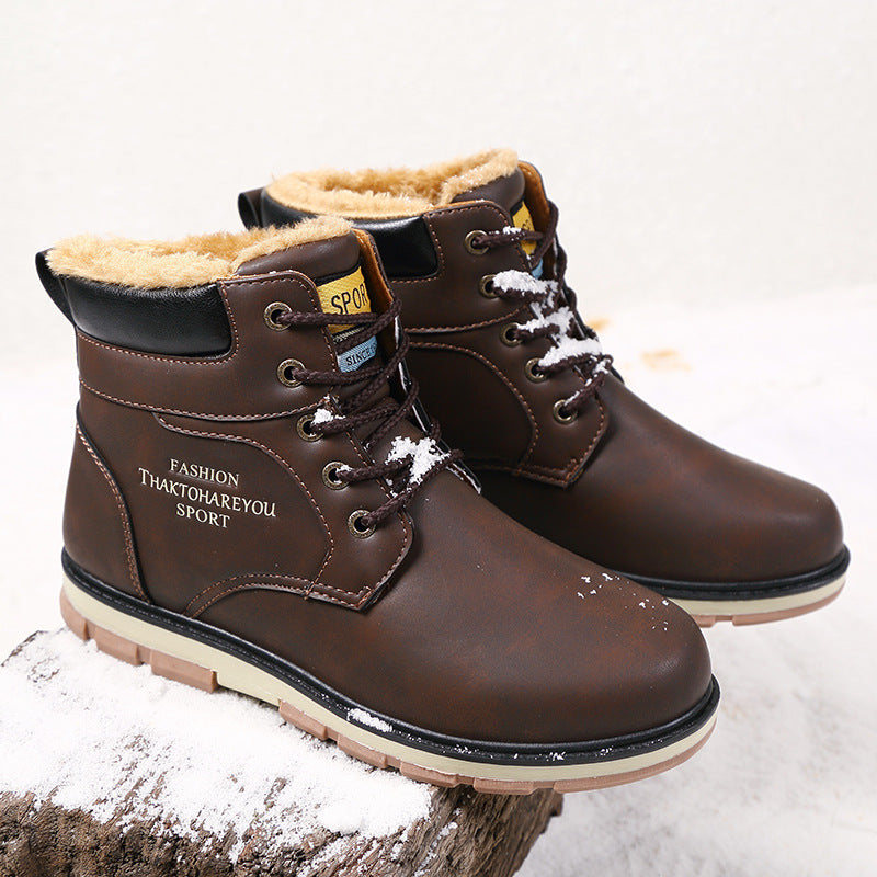 Men's Snow Boots Warm Winter Shoes - men shoes - 99fab.com