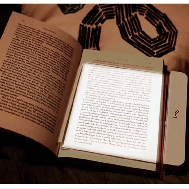 Portable Night Vision Book Reading LED Adjustable Flat Creative Light Panel White - led light - 99fab.com