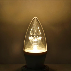 E27 E14 LED Bulb 5W 110V 220V COB LED Candle Lamp Light C37 Chandelier Lighting - led lamp - 99fab.com