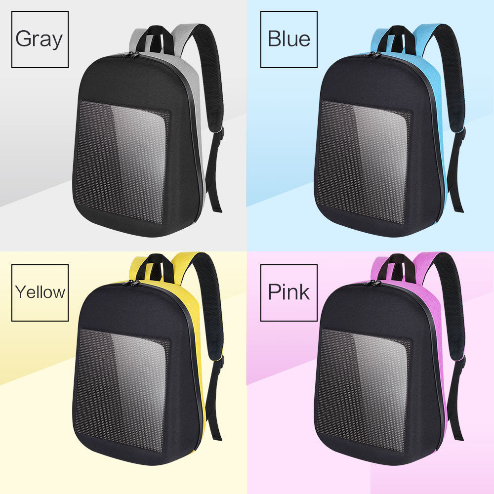 WIFI Version Smart LED Dynamic Waterproof Backpack - gadget - 99fab.com