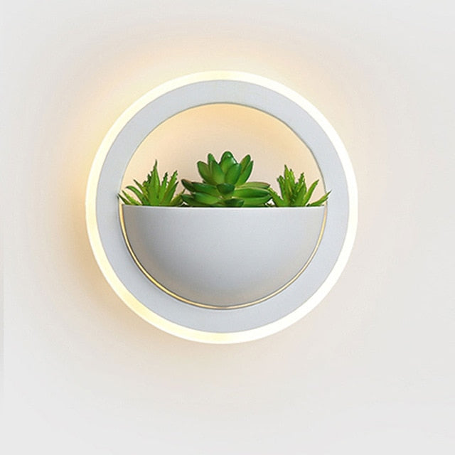 Creative Modern wall lights plant sconce acrylic Nordic Indoor LED lamp - wall lamp - 99fab.com