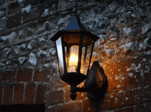 LED flame effect light bulb