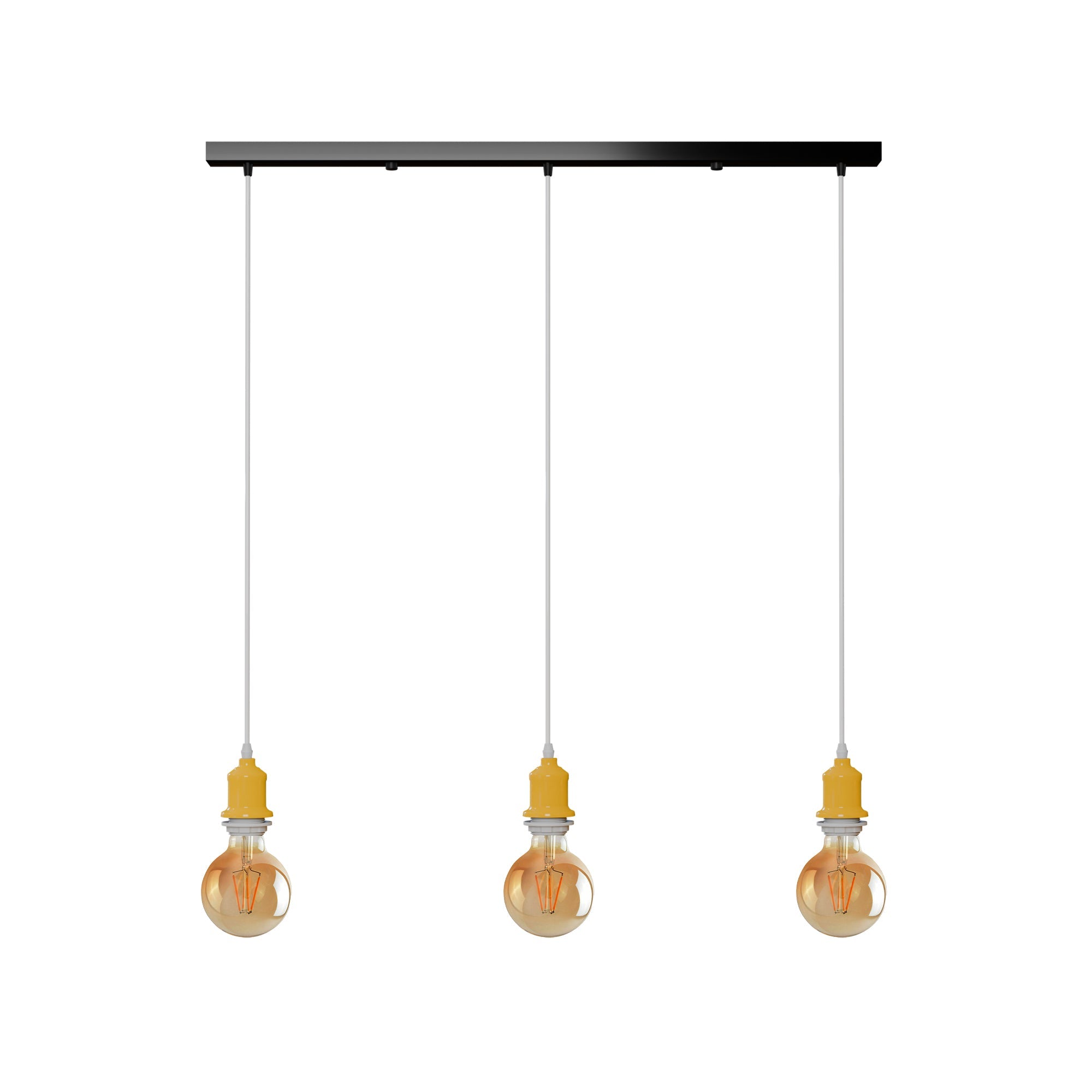 Industrial Vintage 3-Way Rectangle Ceiling Hanging Pendant Lights ~1917-4