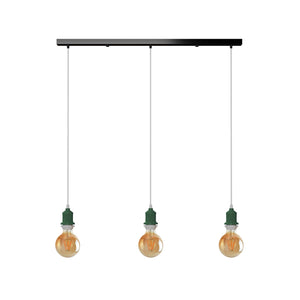 Industrial Vintage 3-Way Rectangle Ceiling Hanging Pendant Lights ~1922-4