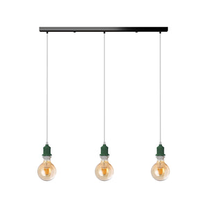 Industrial Vintage 3-Way Rectangle Ceiling Hanging Pendant Lights ~1922-5