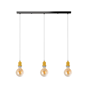 Industrial Vintage 3-Way Rectangle Ceiling Hanging Pendant Lights ~1917-5