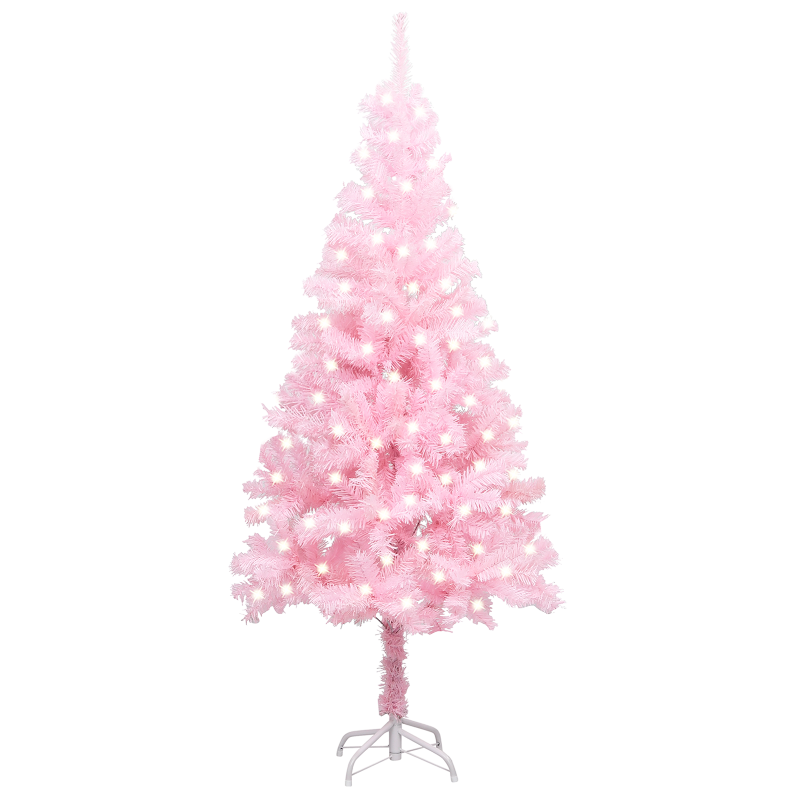 vidaXL Christmas Tree Party Decoration Artificial Tree with LEDs and Stand-1