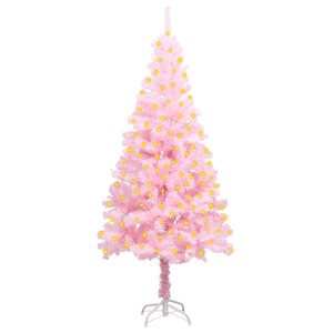 vidaXL Christmas Tree Party Decoration Artificial Tree with LEDs and Stand-99