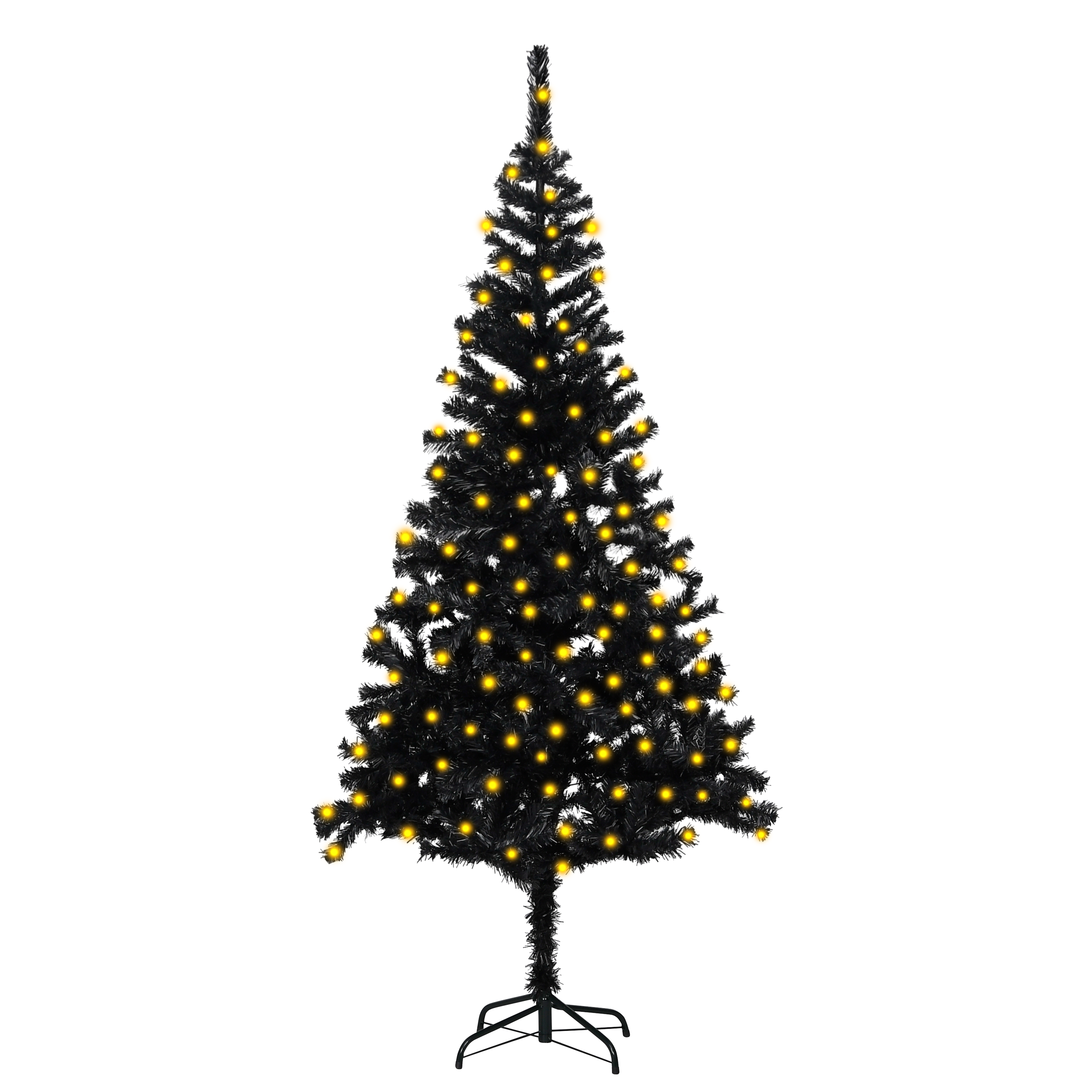 vidaXL Christmas Tree Party Decoration Artificial Tree with LEDs and Stand-91