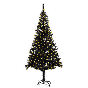 vidaXL Christmas Tree Party Decoration Artificial Tree with LEDs and Stand-3