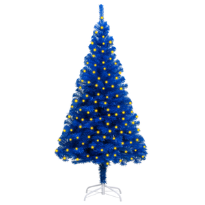 vidaXL Christmas Tree Party Decoration Artificial Tree with LEDs and Stand-0