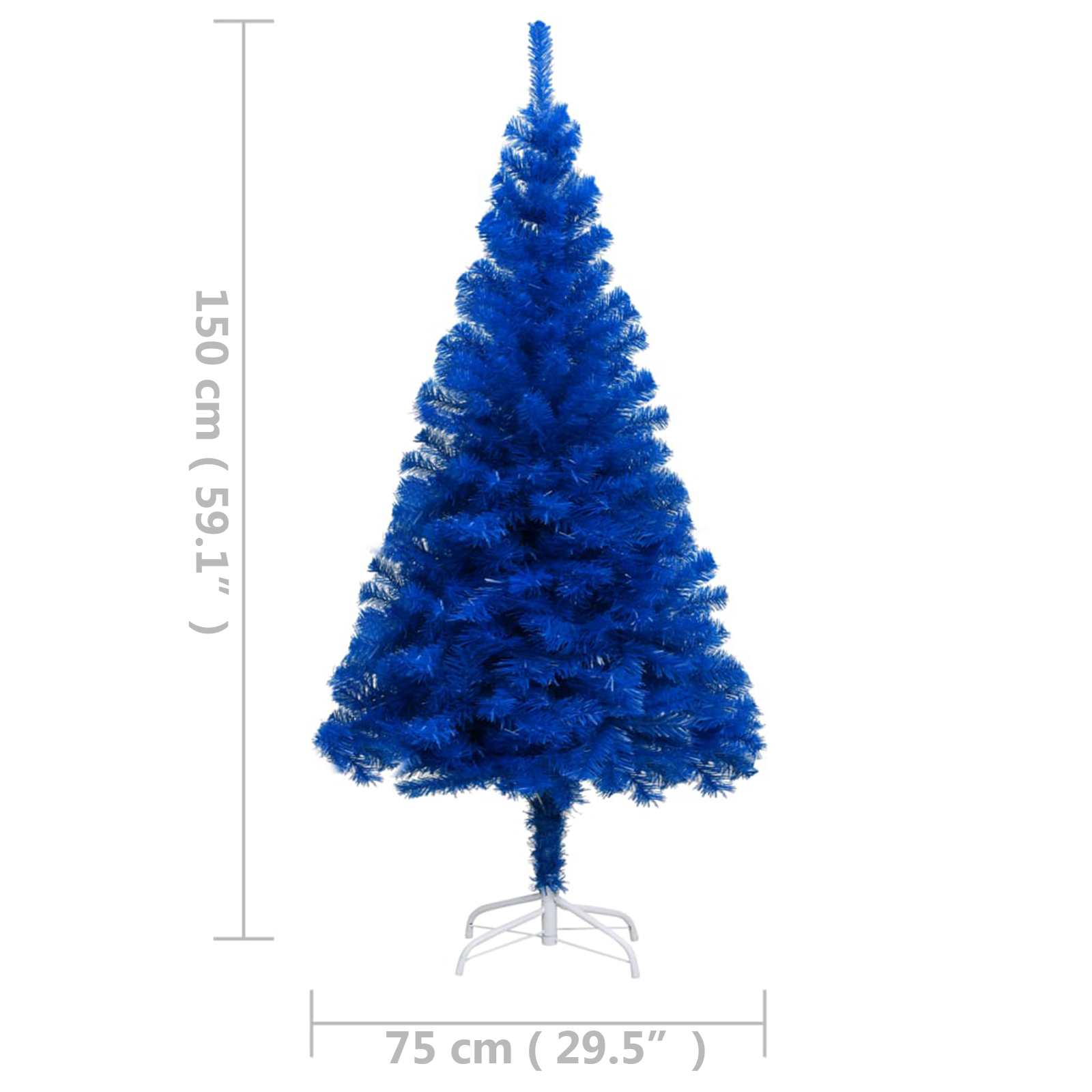 vidaXL Christmas Tree Party Decoration Artificial Tree with LEDs and Stand-122