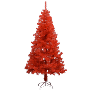 vidaXL Christmas Tree Party Decoration Artificial Tree with LEDs and Stand-90