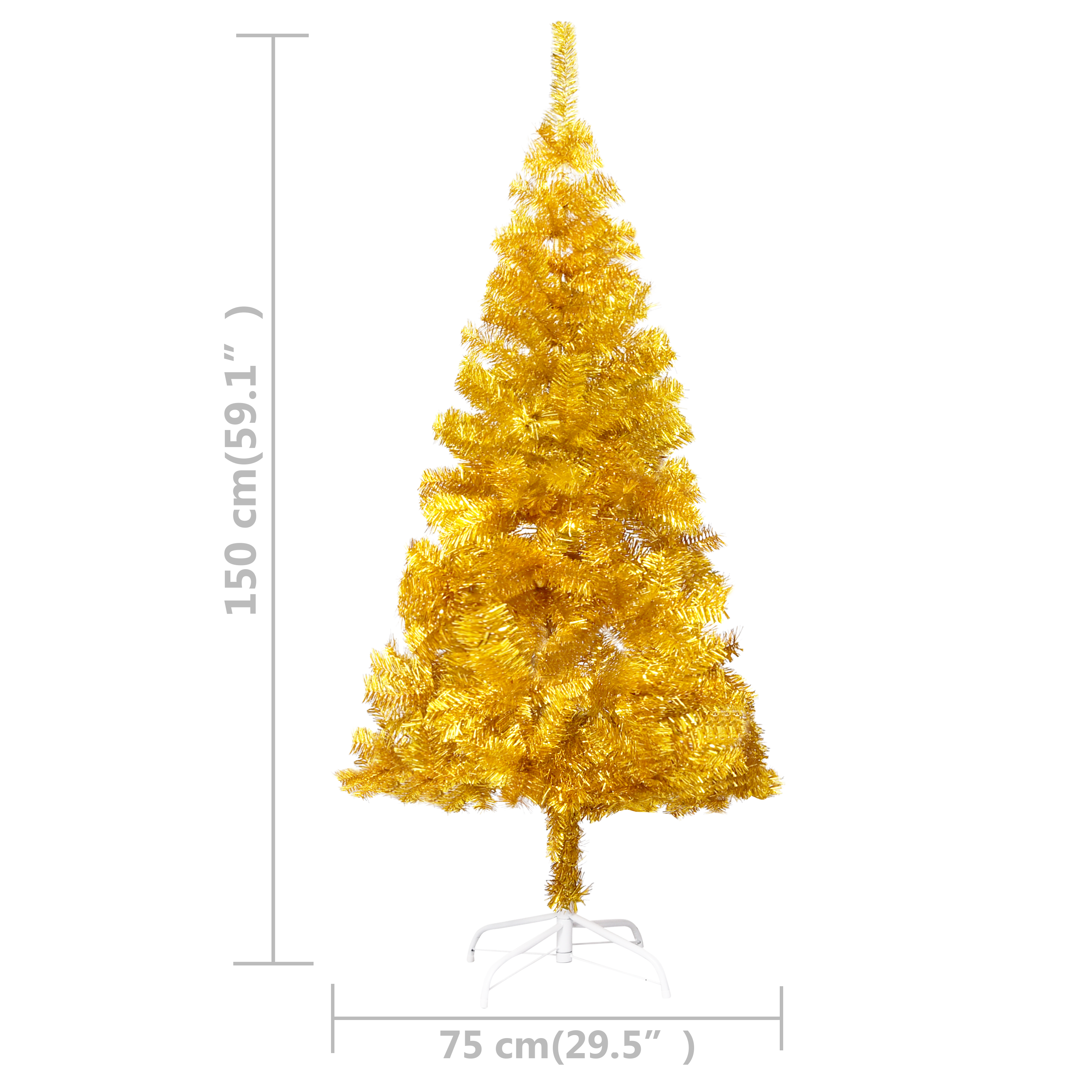 vidaXL Christmas Tree Party Decoration Artificial Tree with LEDs and Stand-10