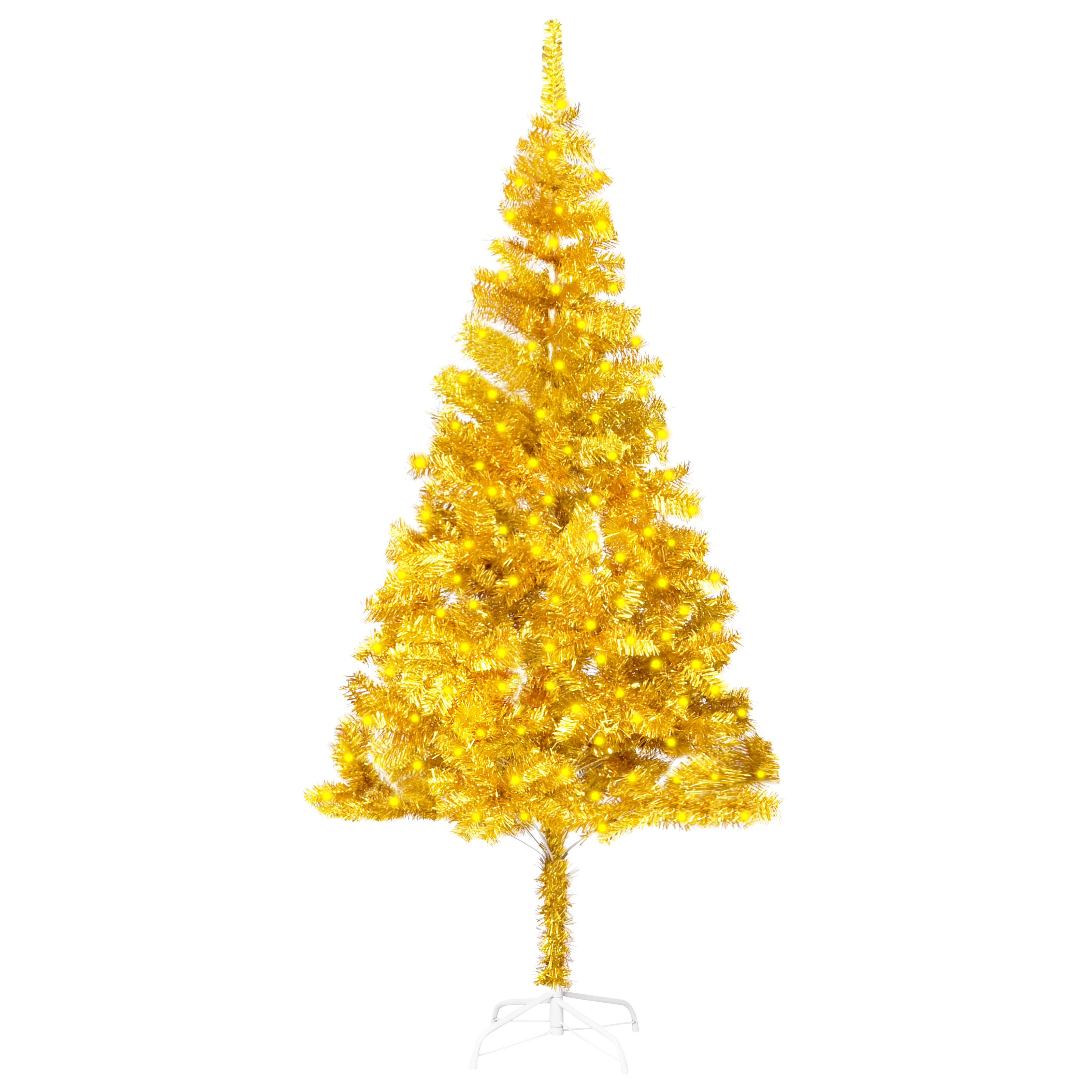 vidaXL Christmas Tree Party Decoration Artificial Tree with LEDs and Stand-22