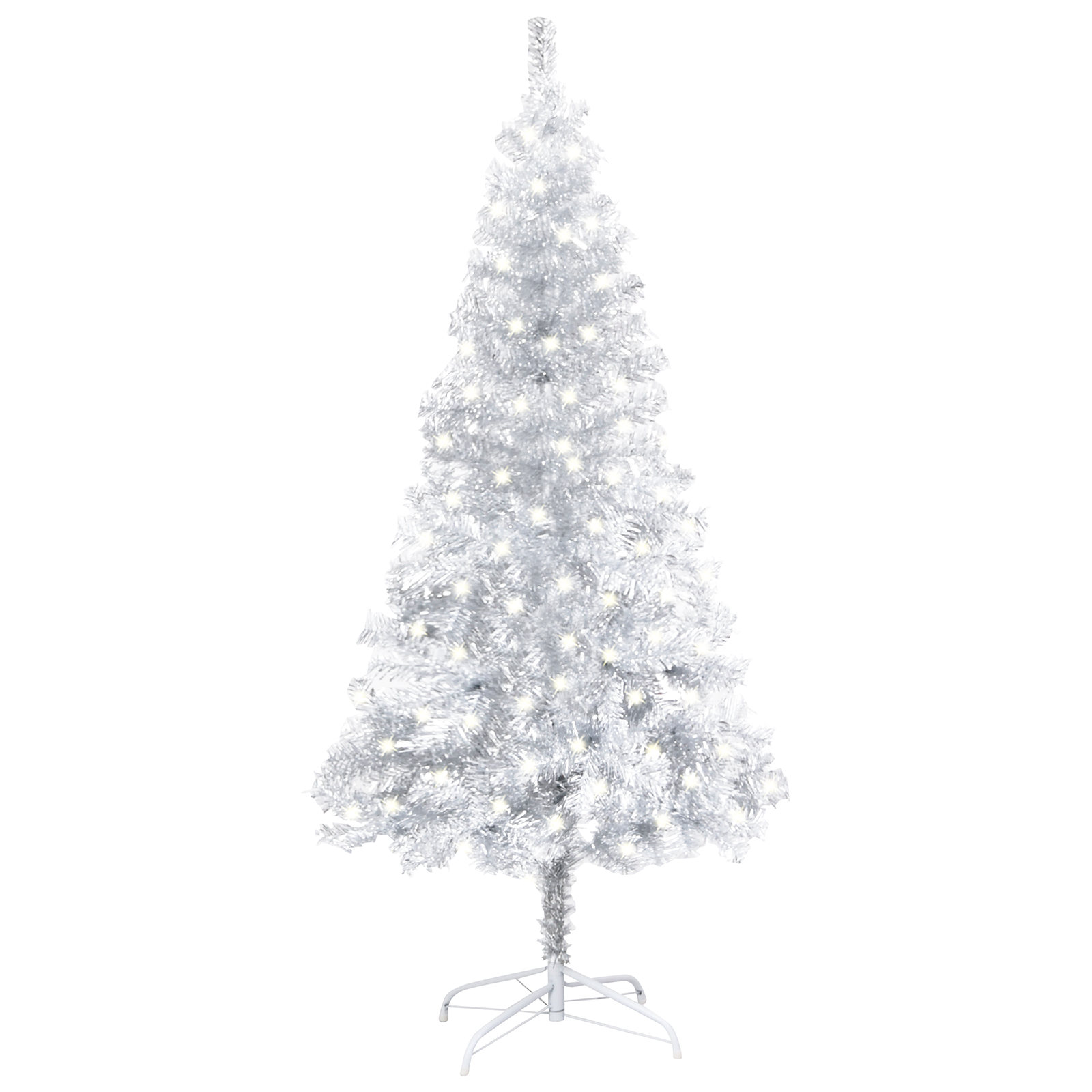 vidaXL Christmas Tree Party Decoration Artificial Tree with LEDs and Stand-118