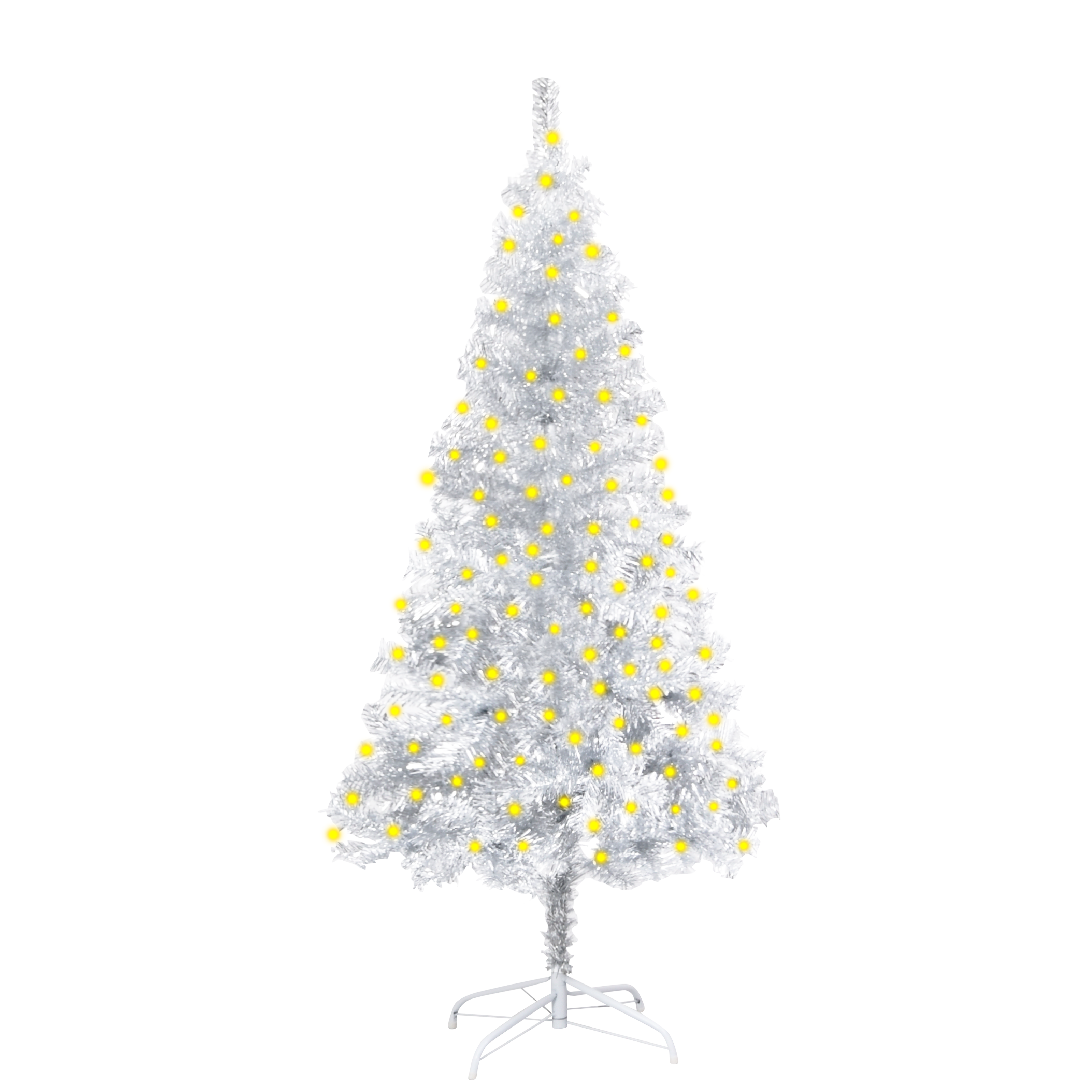 vidaXL Christmas Tree Party Decoration Artificial Tree with LEDs and Stand-113