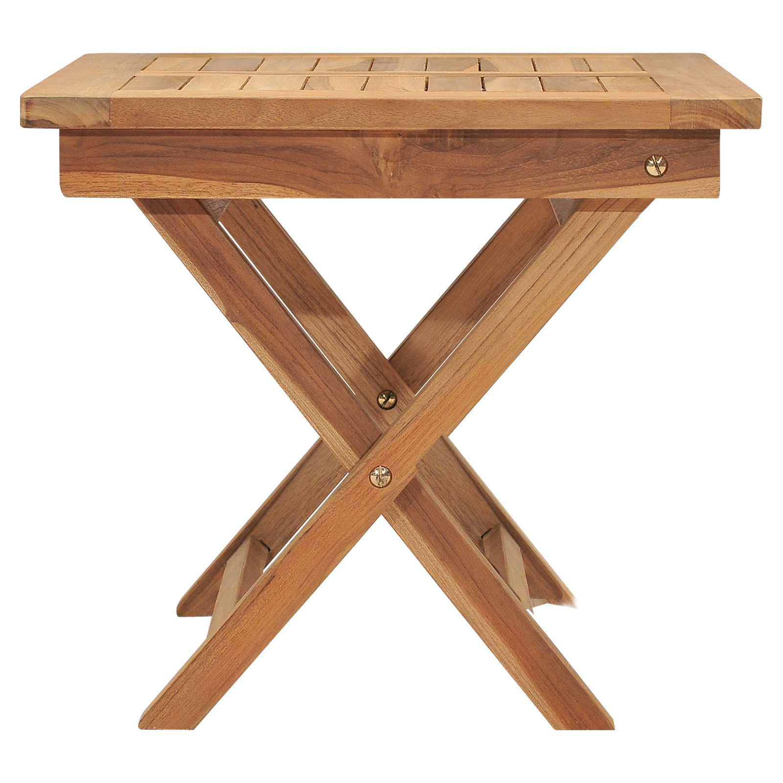 vidaXL Sun Lounger with Table Solid Teak Wood-21