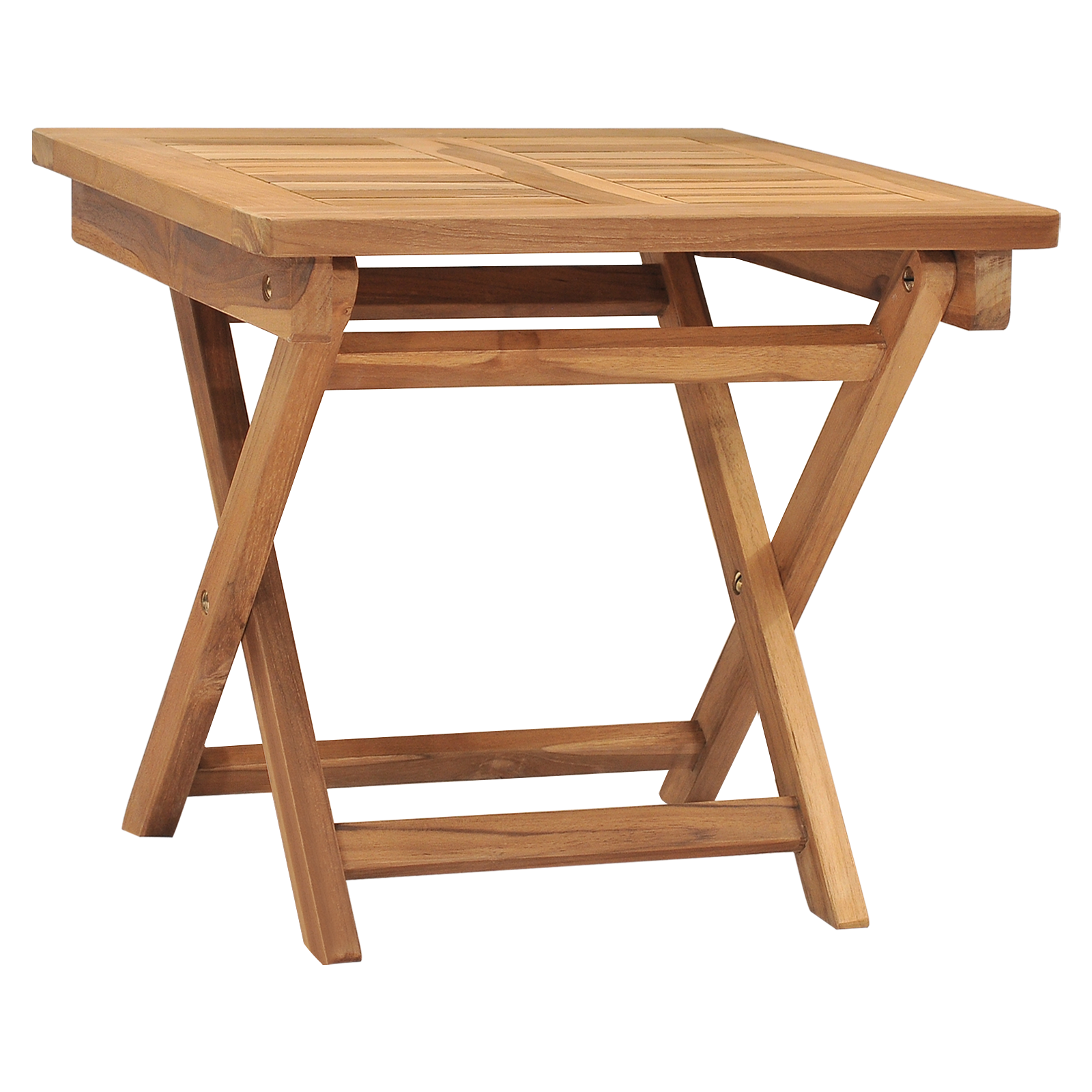vidaXL Sun Lounger with Table Solid Teak Wood-17