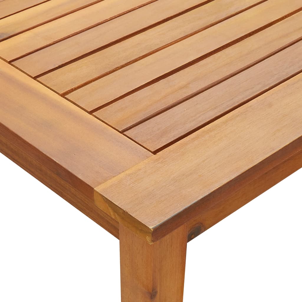 vidaXL Outdoor Dining Table Patio Table Garden Furniture Solid Wood Acacia-11