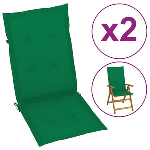 vidaXL Chair Cushion Water Repellent Garden High Back Chair Cushion Pad Fabric-58