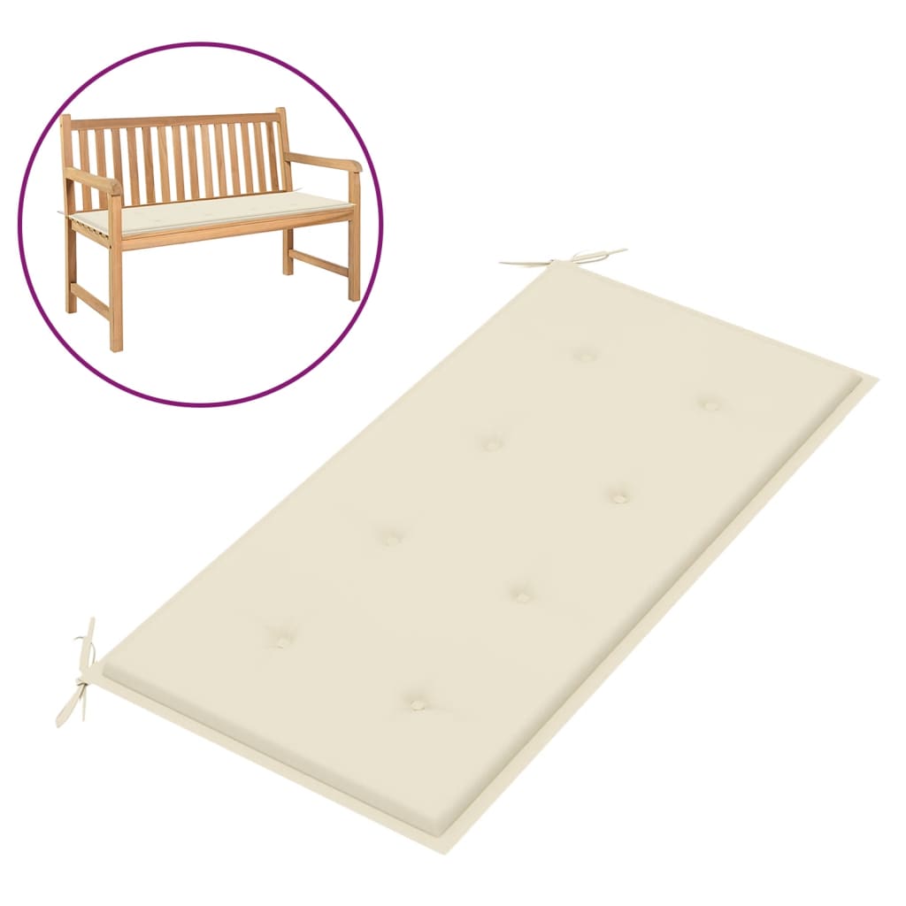 vidaXL Bench Cushion Water Repellent Outdoor Garden Seat Cushion Oxford Fabric-61