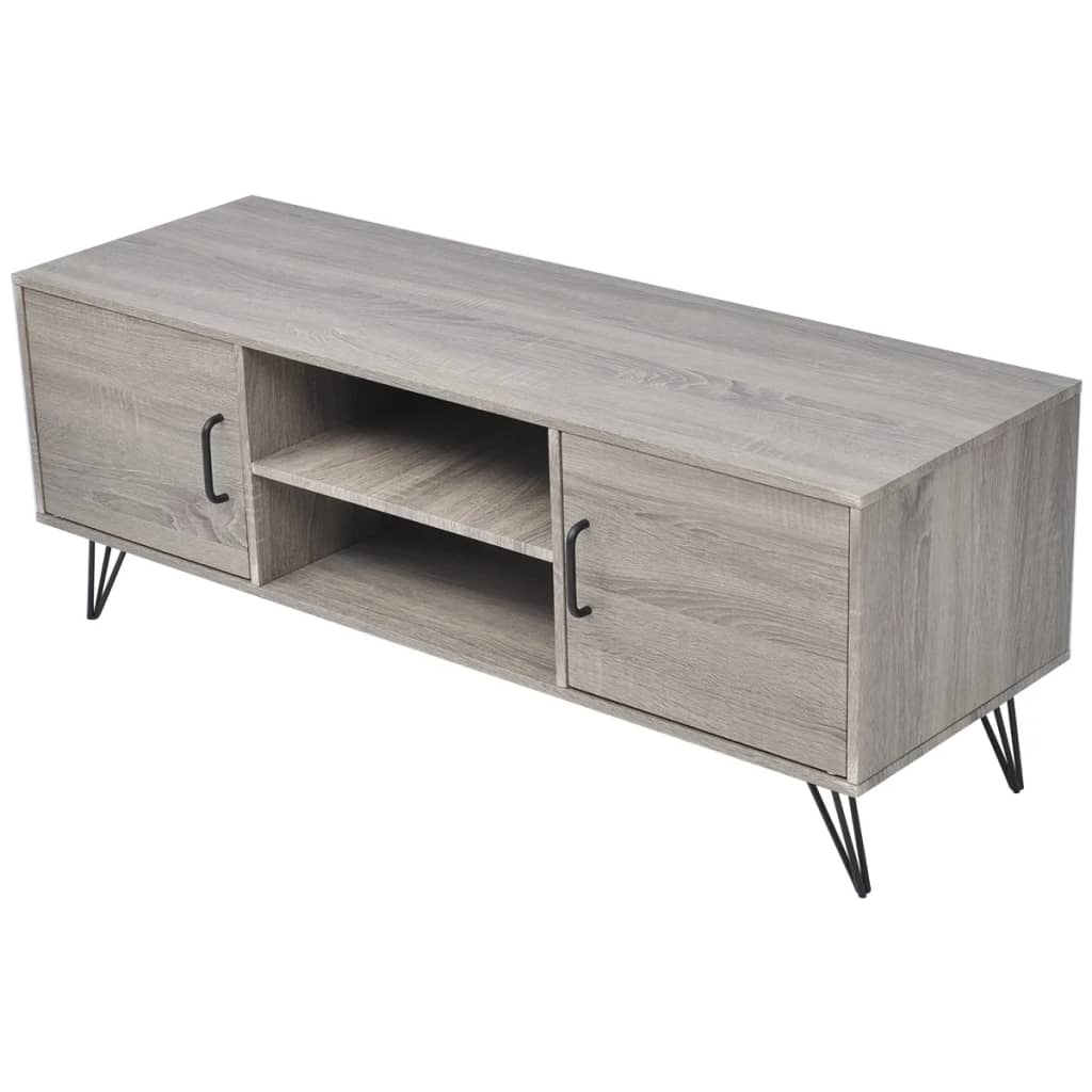 vidaXL TV Stand 47.2"x15.7"x17.7" Gray-0