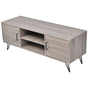 vidaXL TV Stand 47.2"x15.7"x17.7" Gray-0