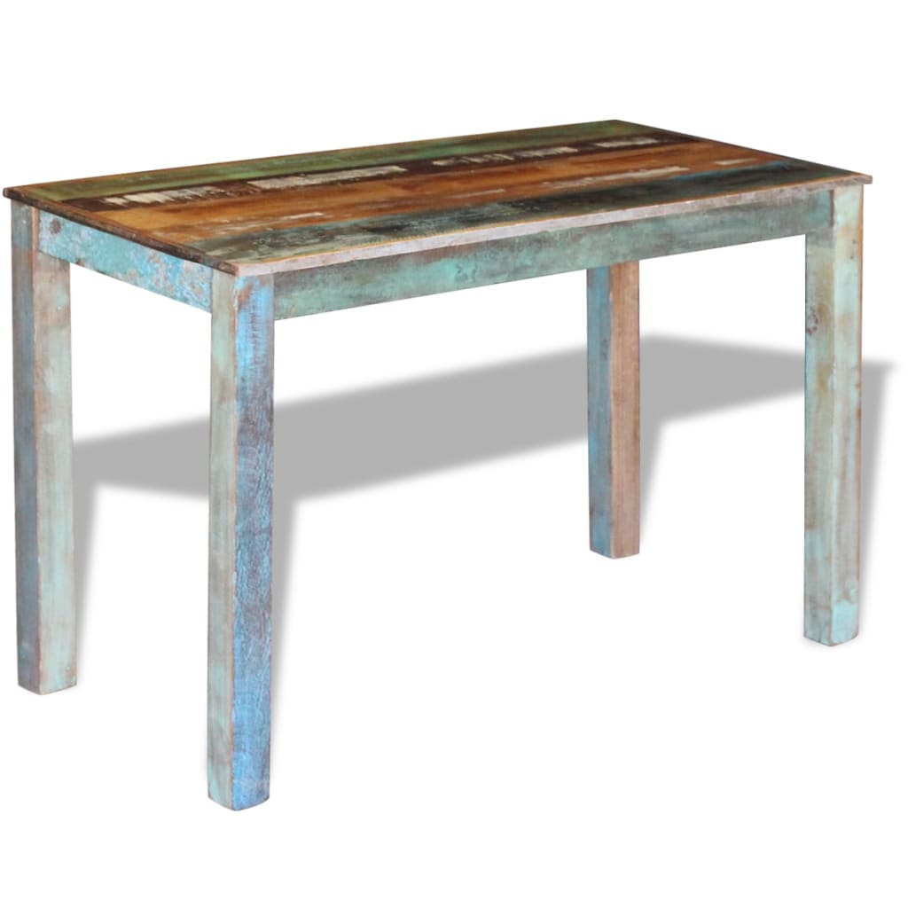 vidaXL Dining Table Kitchen Table Home Dining Room Table Solid Reclaimed Wood-6