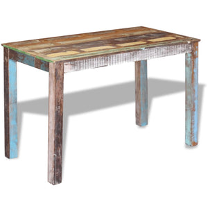 vidaXL Dining Table Kitchen Table Home Dining Room Table Solid Reclaimed Wood-8