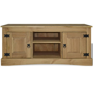 vidaXL TV Stand TV Unit Sideboard Home TV Console Mexican Pine Corona Range-3