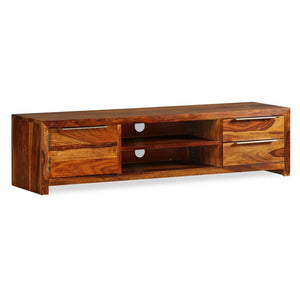 vidaXL TV Stand Solid Wood Sheesham 47.2"x11.8"x11.8"-0