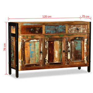 vidaXL Sideboard Solid Reclaimed Wood 47.2"x13.9"x29.9"-0