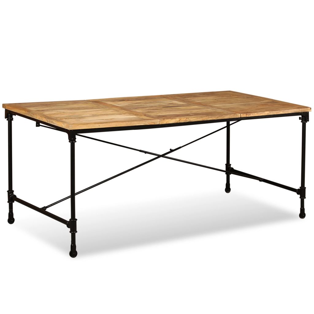 vidaXL Dining Table Kitchen Table Home Dining Room Table Solid Reclaimed Wood-9