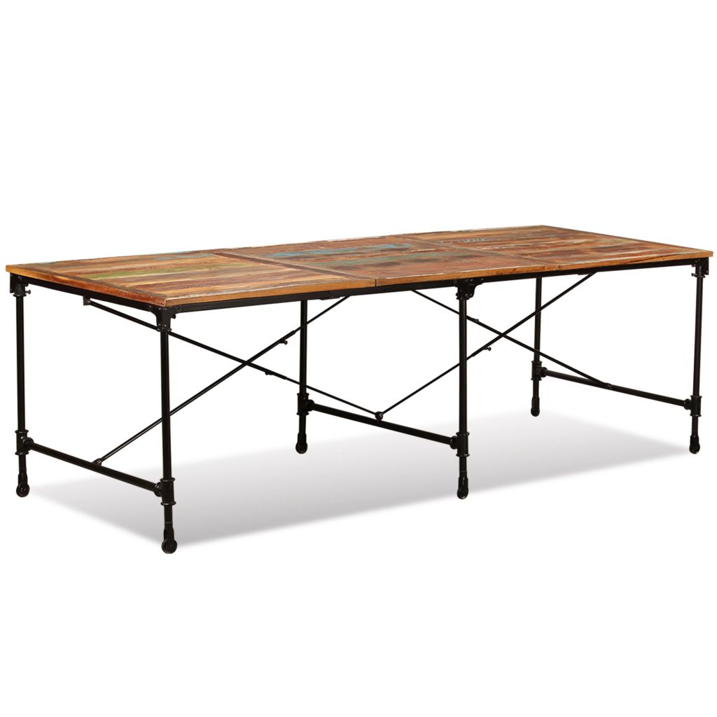 vidaXL Dining Table Kitchen Table Home Dining Room Table Solid Reclaimed Wood-17