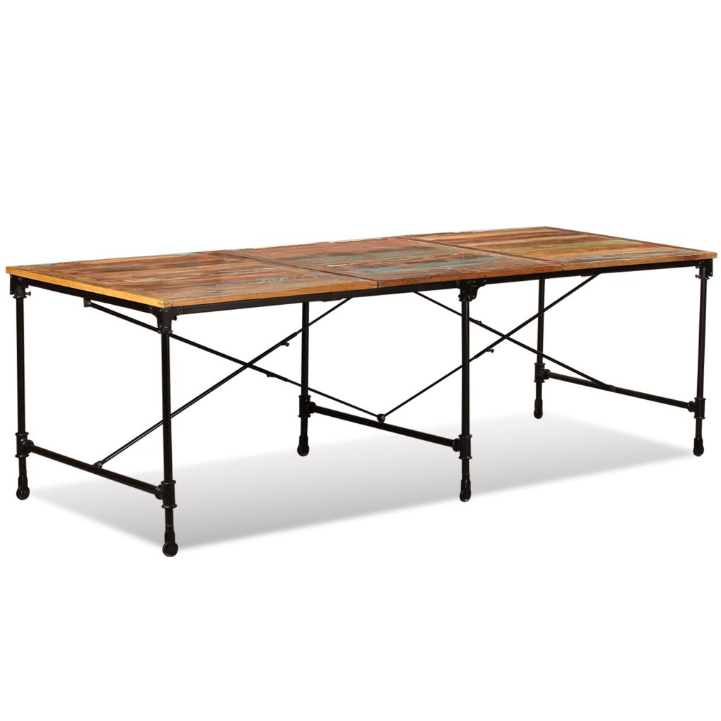 vidaXL Dining Table Kitchen Table Home Dining Room Table Solid Reclaimed Wood-19