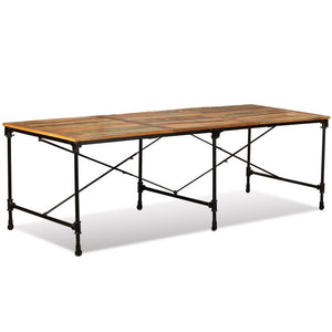 vidaXL Dining Table Kitchen Table Home Dining Room Table Solid Reclaimed Wood-18