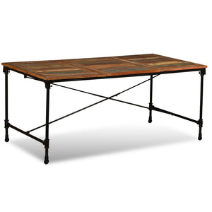 vidaXL Dining Table Kitchen Table Home Dining Room Table Solid Reclaimed Wood-23