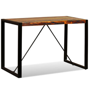 vidaXL Dining Table Solid Reclaimed Wood 47.2"-1