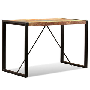 vidaXL Dining Table Solid Reclaimed Wood 47.2"-5