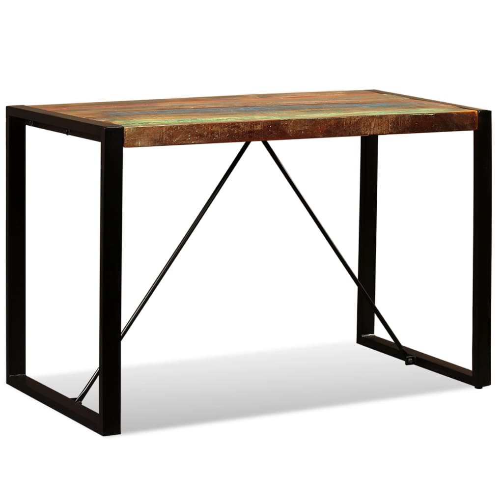 vidaXL Dining Table Solid Reclaimed Wood 47.2"-6