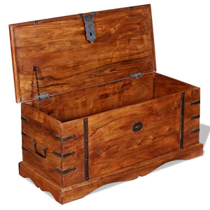 vidaXL Storage Chest Acacia Wood-2