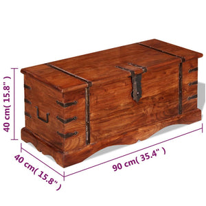 vidaXL Storage Chest Acacia Wood-23