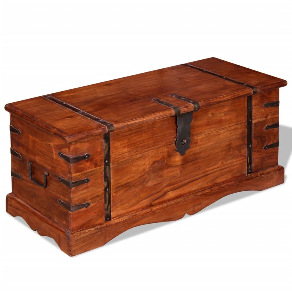 vidaXL Storage Chest Acacia Wood-10