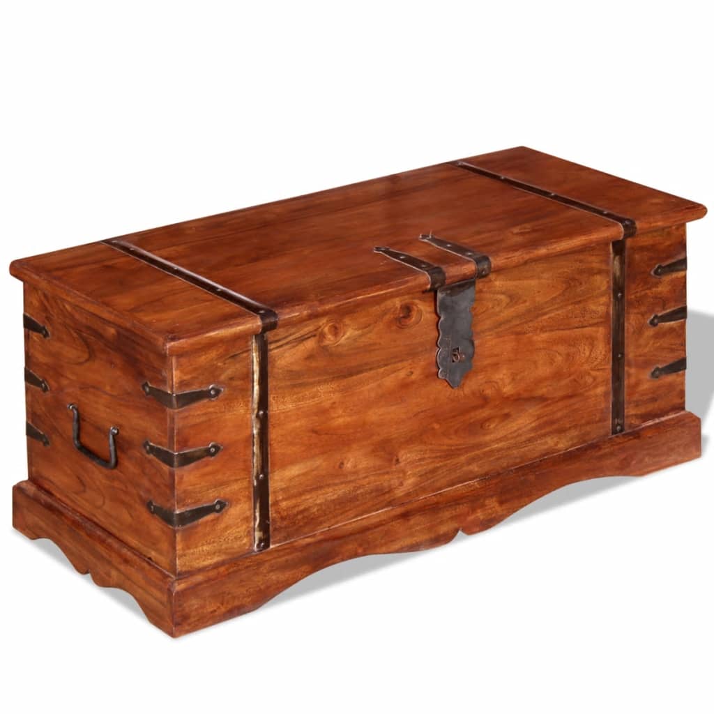 vidaXL Storage Chest Acacia Wood-13