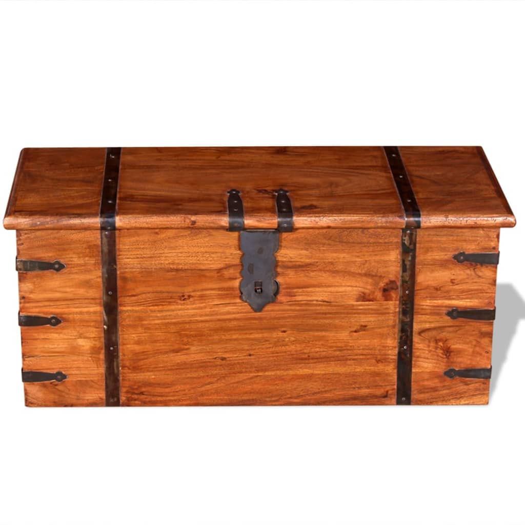 vidaXL Storage Chest Acacia Wood-18