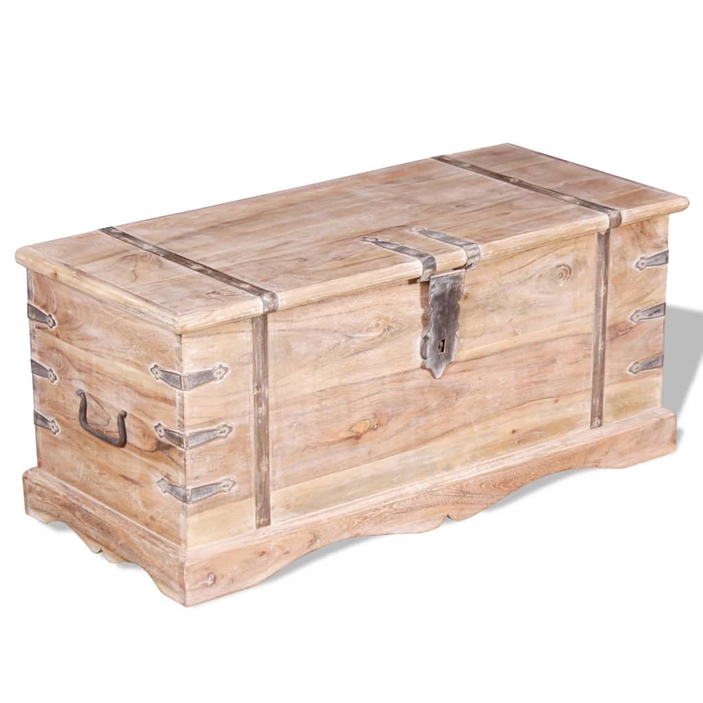 vidaXL Storage Chest Acacia Wood-3