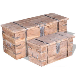 vidaXL Storage Chest Acacia Wood-30